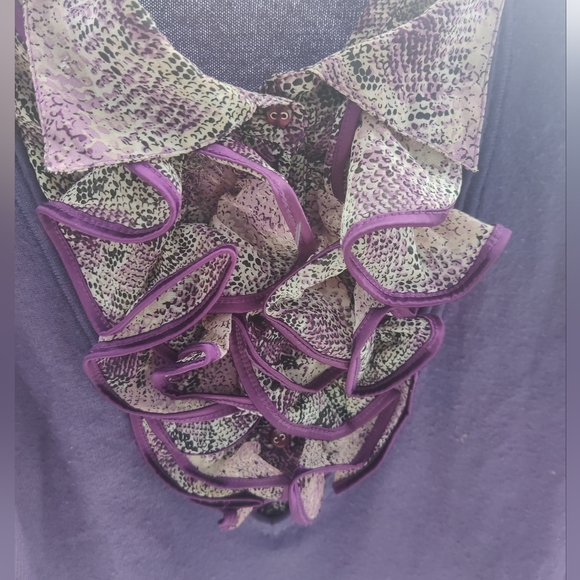 Formal and casual purple sweater - Picture 3 of 4